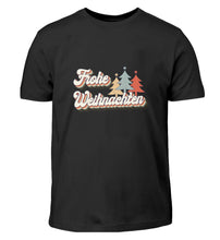 Lade das Bild in den Galerie-Viewer, FROHE WEIHNACHTEN RETROSTYLE  - KINDER T-SHIRT
